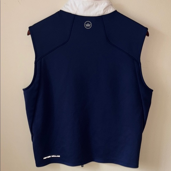 Peter Millar White and Navy Vest - Picture 4 of 5